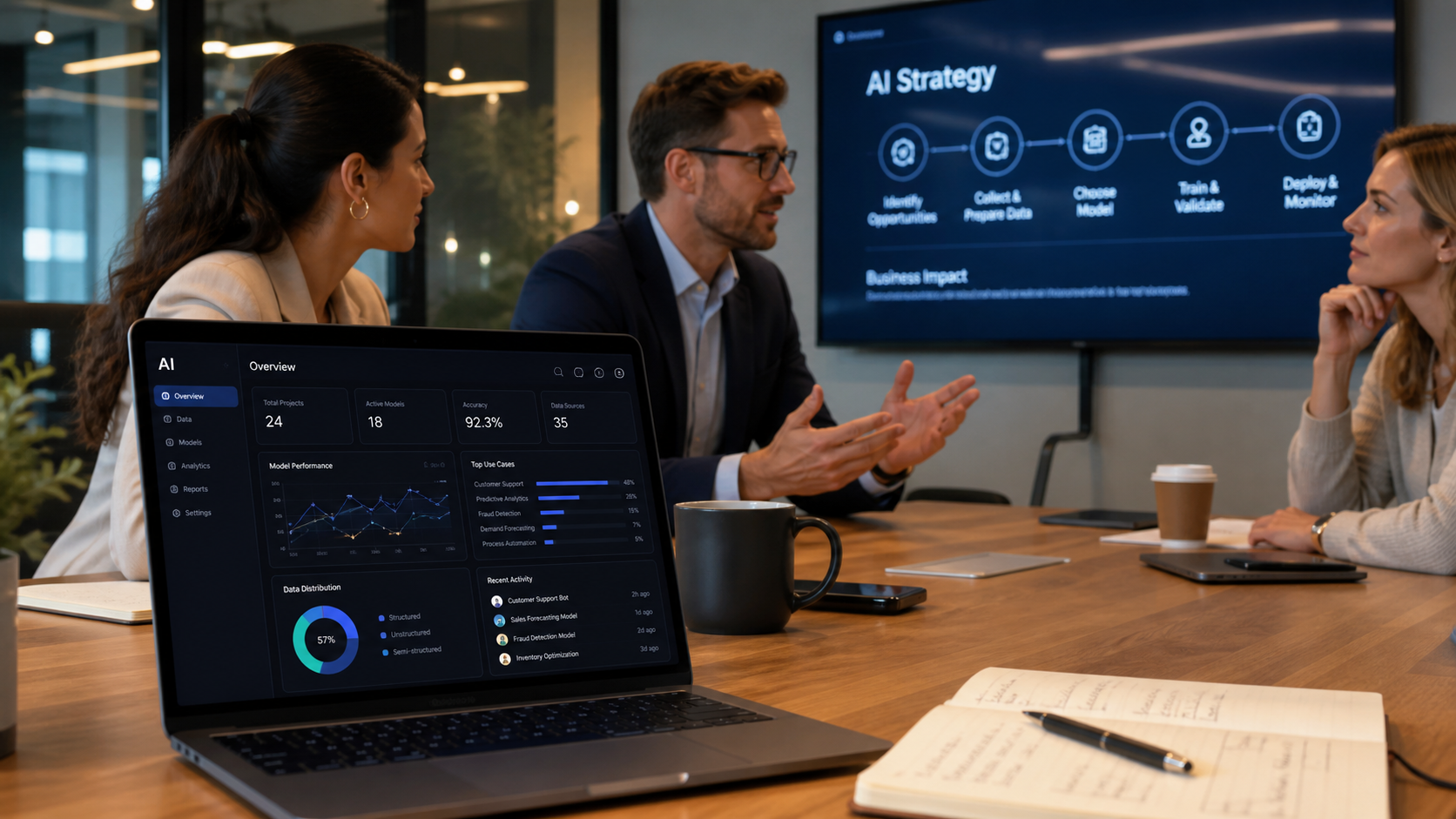 Starting with AI in business guide