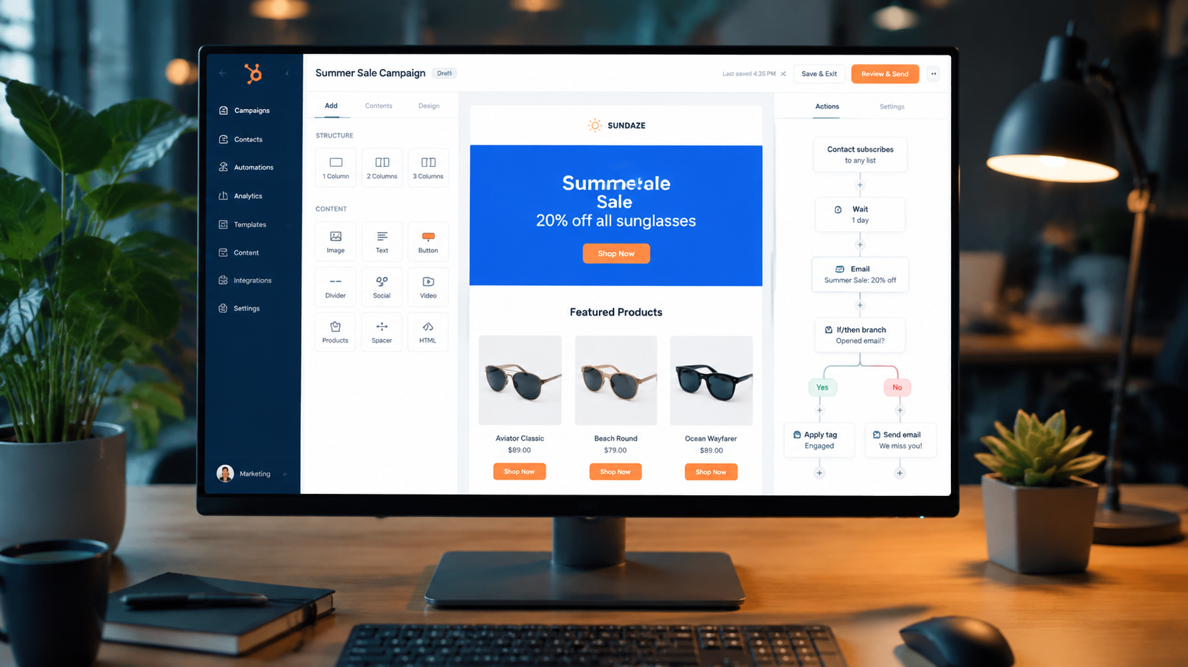 Omnisend ecommerce email marketing dashboard